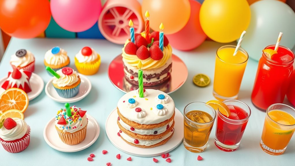 Alter gerechte Partyessen Planung