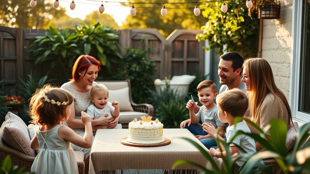 Ausgewogene Prinzipien für Familienfeiern