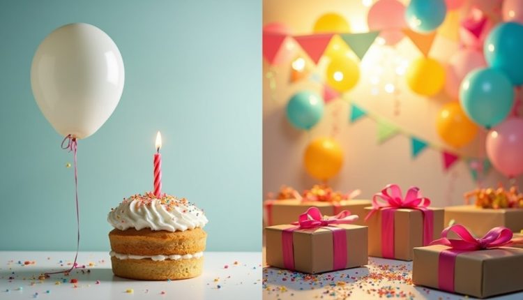 Geburtstag Balance Minimalismus vs. Überfluss