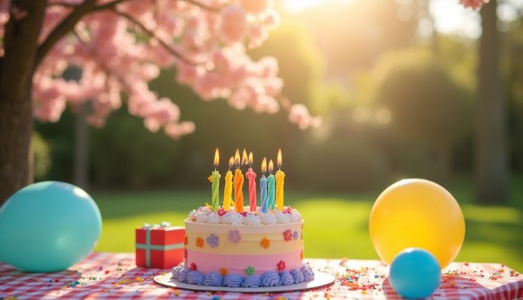 Kindheit-Geburtstagstraditionen sind wichtig