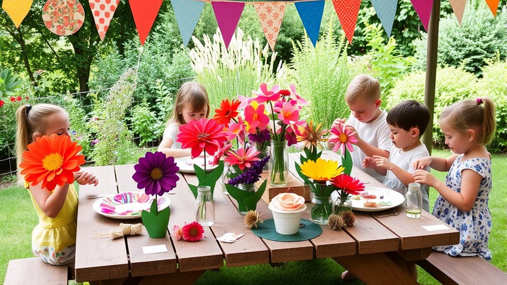 kreative nachhaltige Familiendekorationen