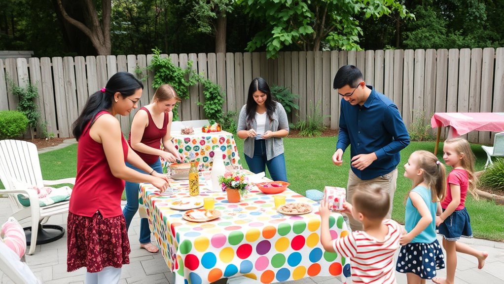 Aufgaben für die Feier delegieren