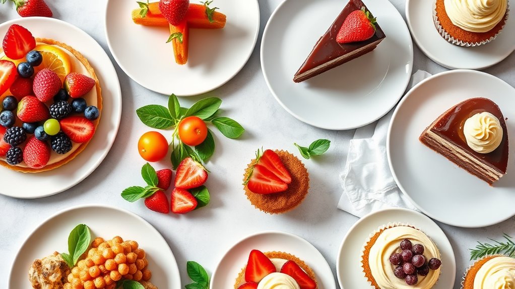 umweltfreundliche pflanzliche Kuchen