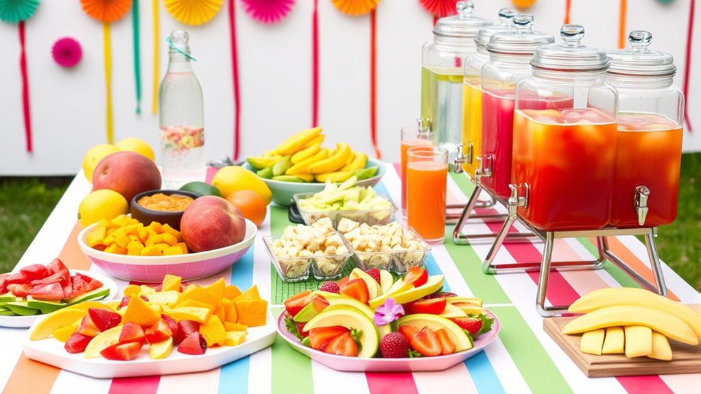 mühelose Speisen und Getränke