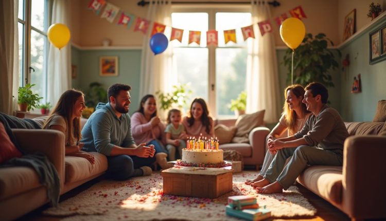 Familiengeburtstagsfeiertraditionen