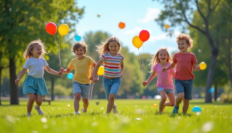 Spaßige Bewegungsspiele für Kinder