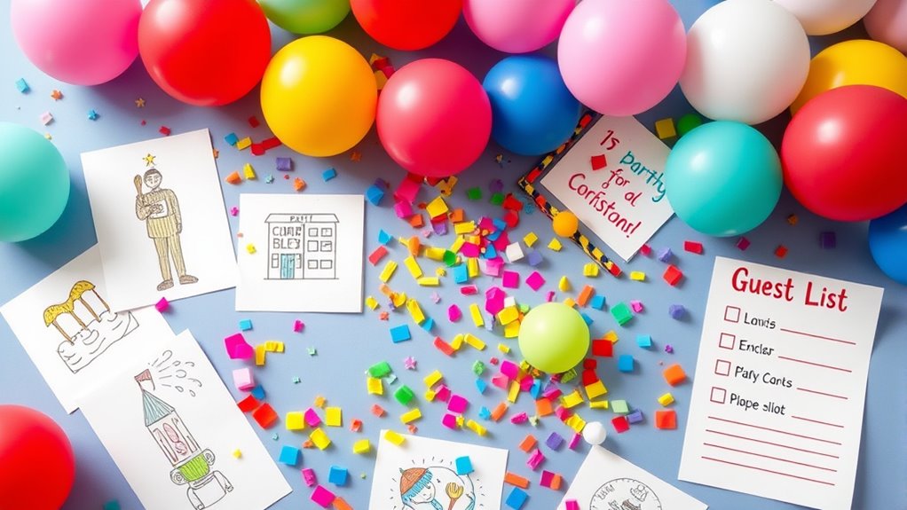 Gästeliste und Einladungen