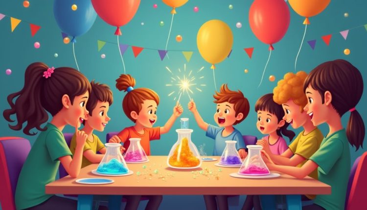 "Hände auf Wissenschaft Geburtstags Spaß"