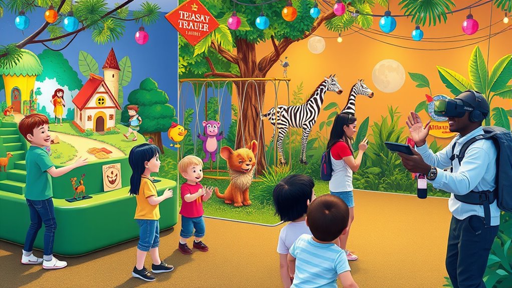 interaktive thematische Unterhaltungsaktivitäten