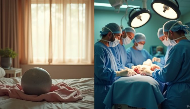 natürliche Geburt versus Kaiserschnitt