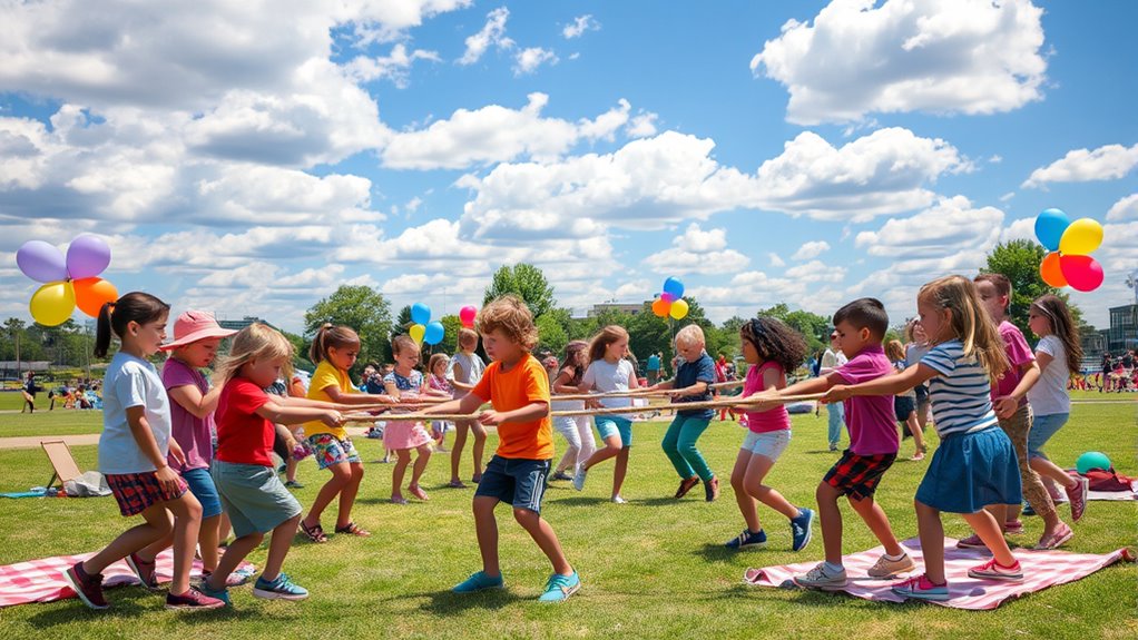 Outdoor-Spiele für Feiern