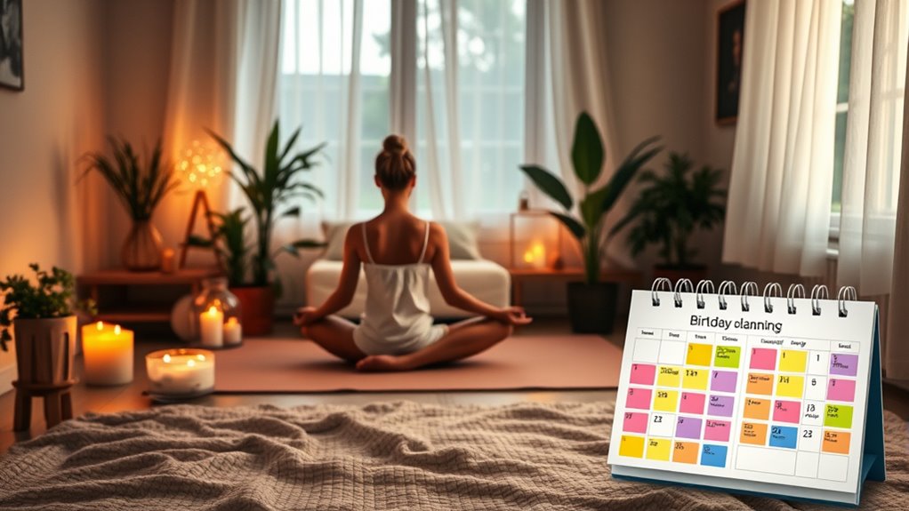 Selbstfürsorge während der Planung praktizieren