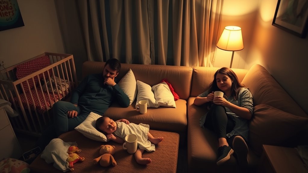 Schlafentzug wirkt sich auf das Elternsein aus