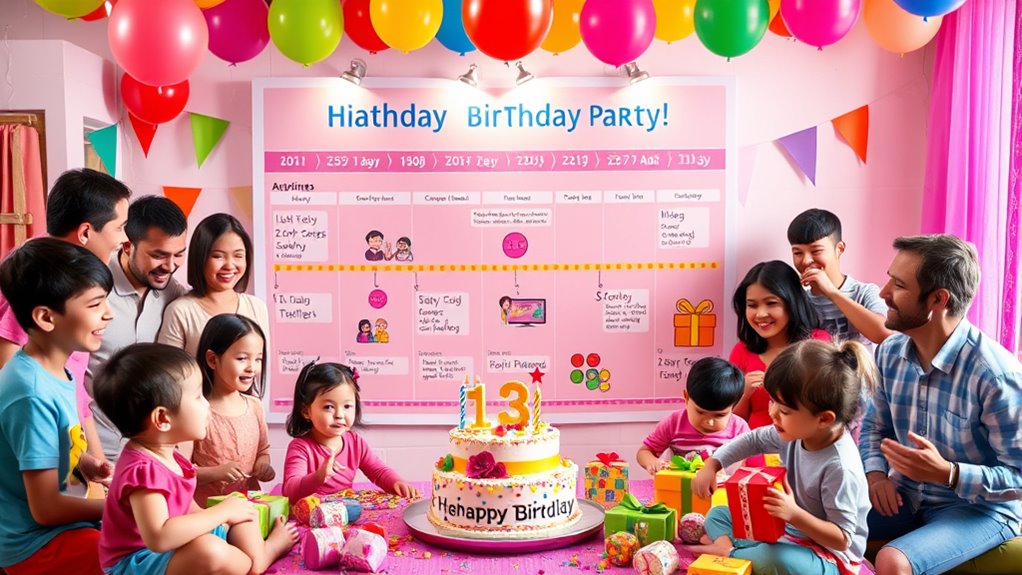 strukturiertes Partyaktivitätenprogramm