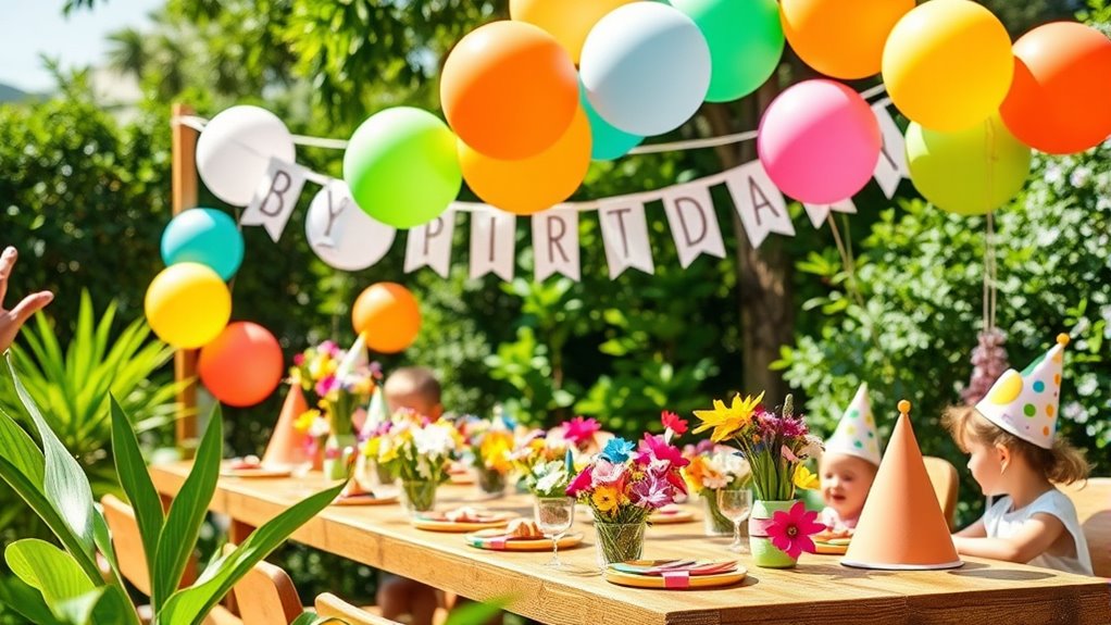 nachhaltige Dekoration für Partys