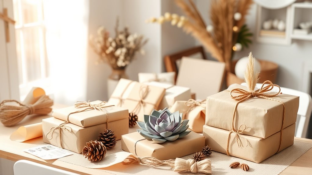 nachhaltige Geschenkverpackungsalternativen