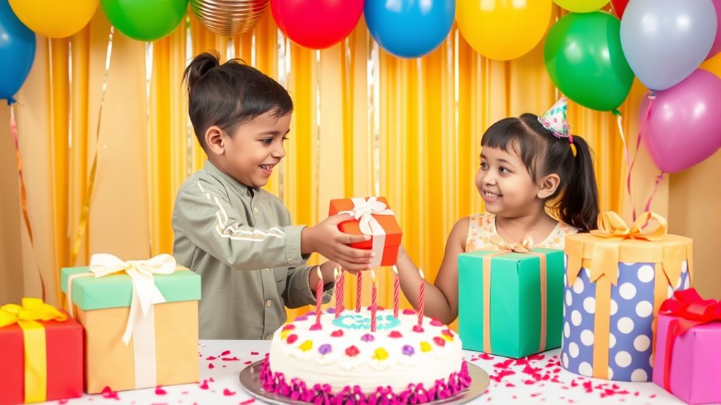 Dankbarkeit durch Schenken lehren