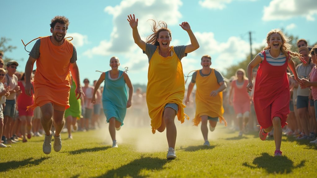 Organisiere dein Sackrennen